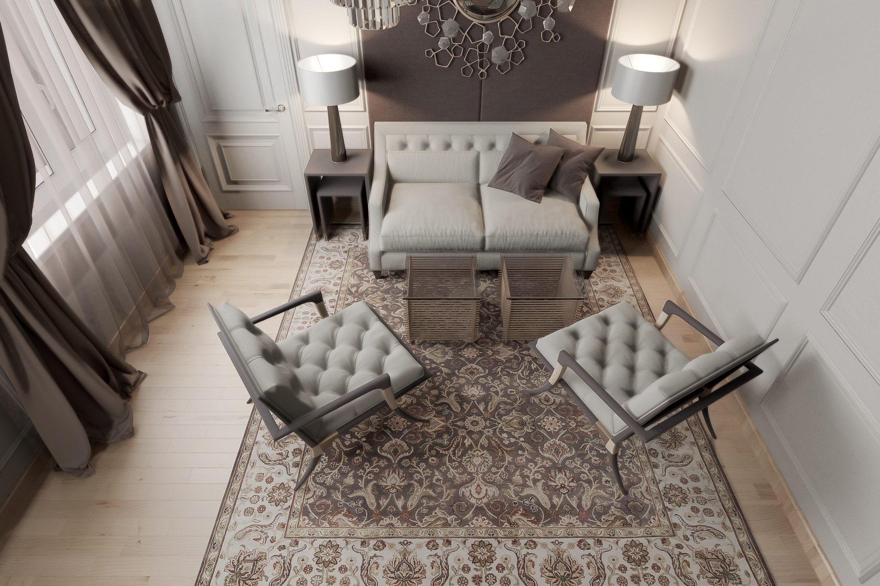 Chambre-invité dans 3d max vray 3.0 image