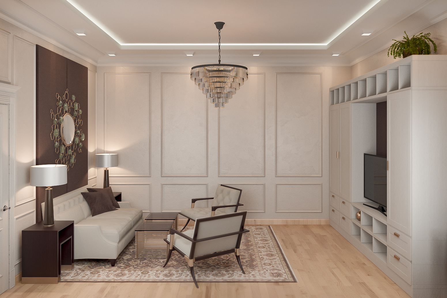 Chambre-invité dans 3d max vray 3.0 image