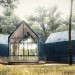 Blue Cabine Hotel. в 3d max corona render изображение