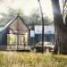 Blue Cabine Hotel. в 3d max corona render изображение