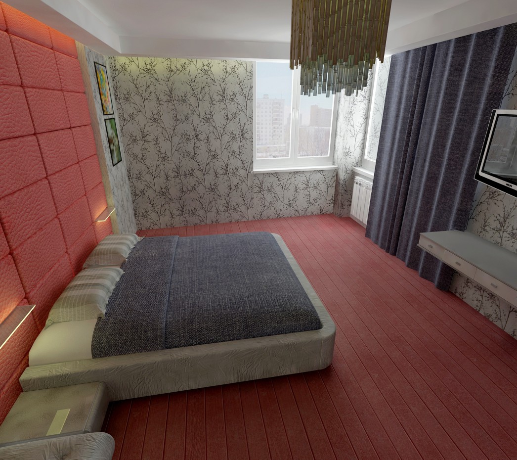 Bedroom in 3d max vray image