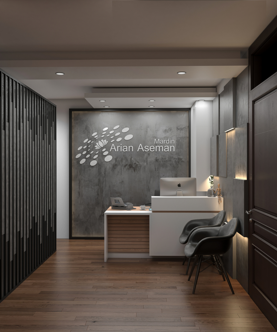 hall de bureau dans 3d max vray 5.0 image