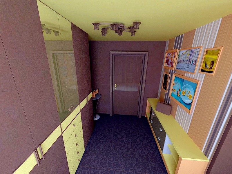 Hall dans 3d max vray image