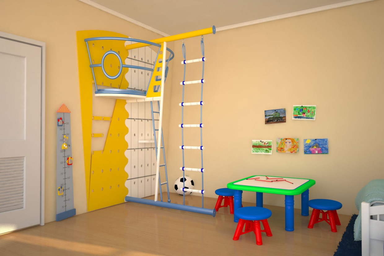 nursery1 in 3d max vray Bild