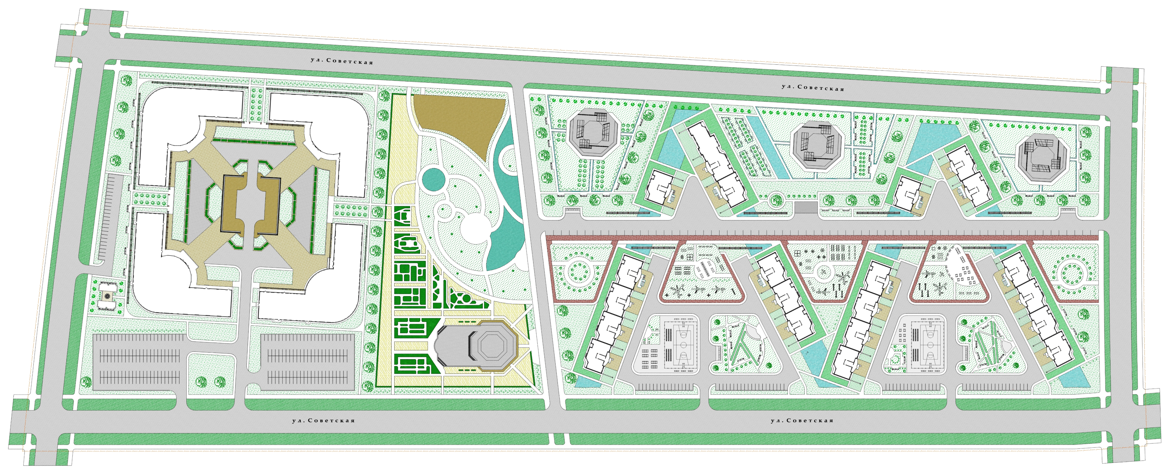 Complexe résidentiel multifonctionnel avec espace public dans ArchiCAD Other image