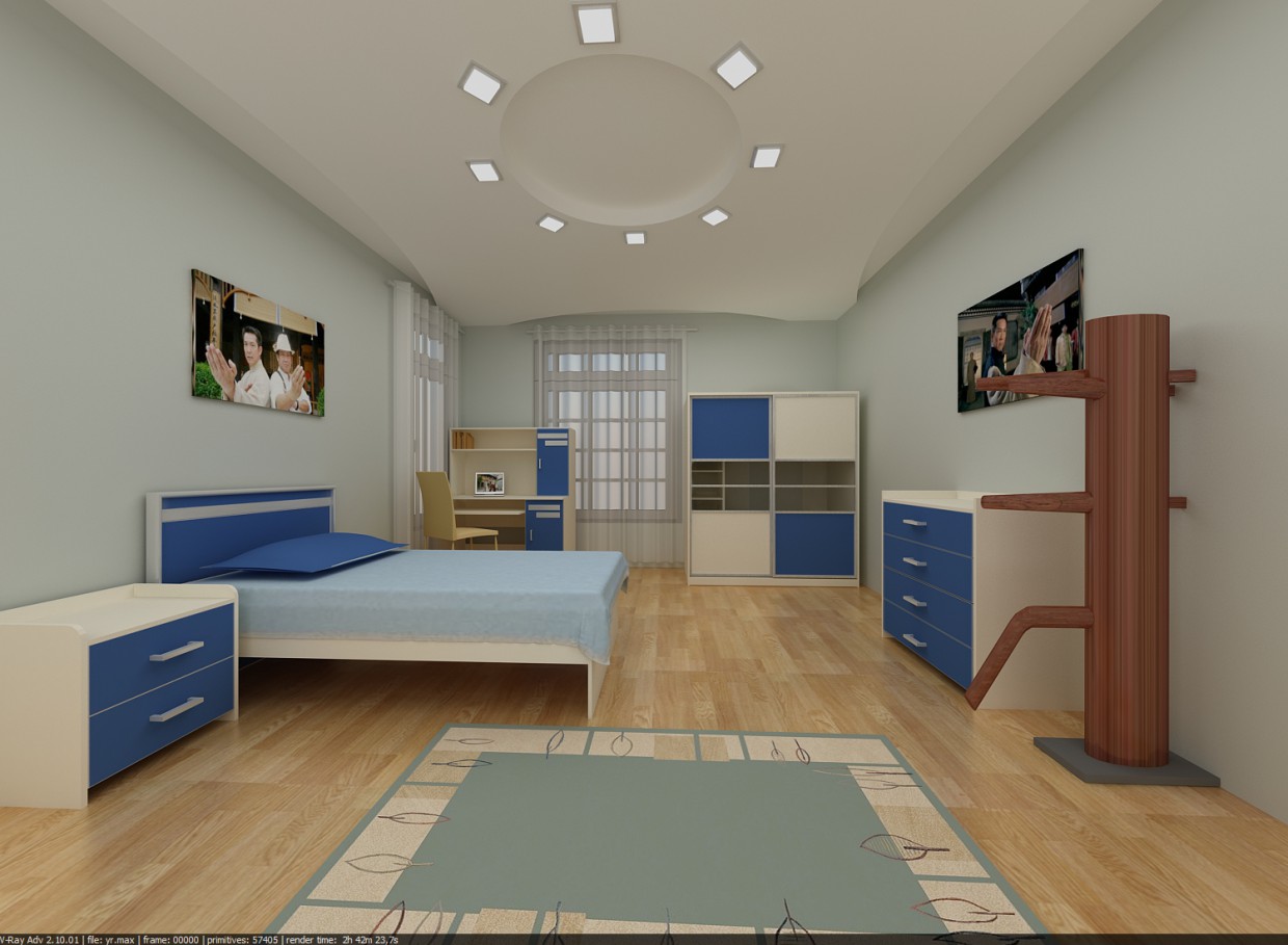 JuniorRoom 3d max vray में प्रस्तुत छवि