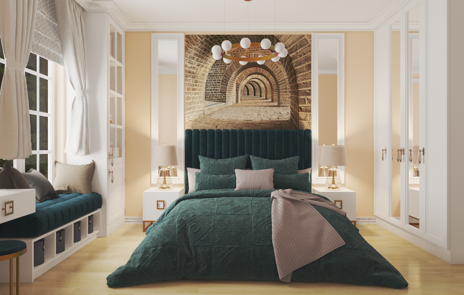 Bedroom in 3d max vray 3.0 image