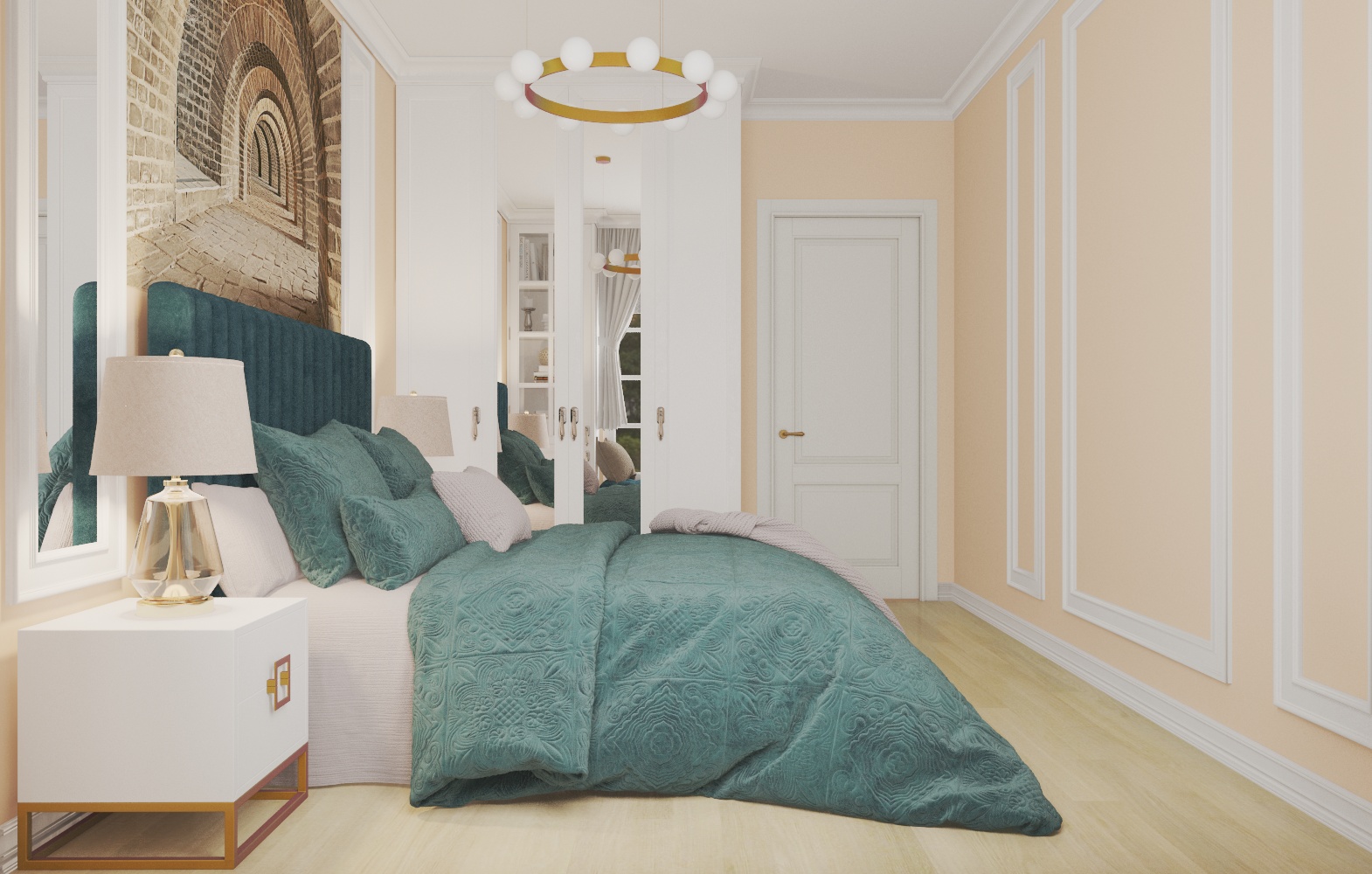 Bedroom in 3d max vray 3.0 image