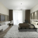 Schlafzimmer in 3d max vray Bild