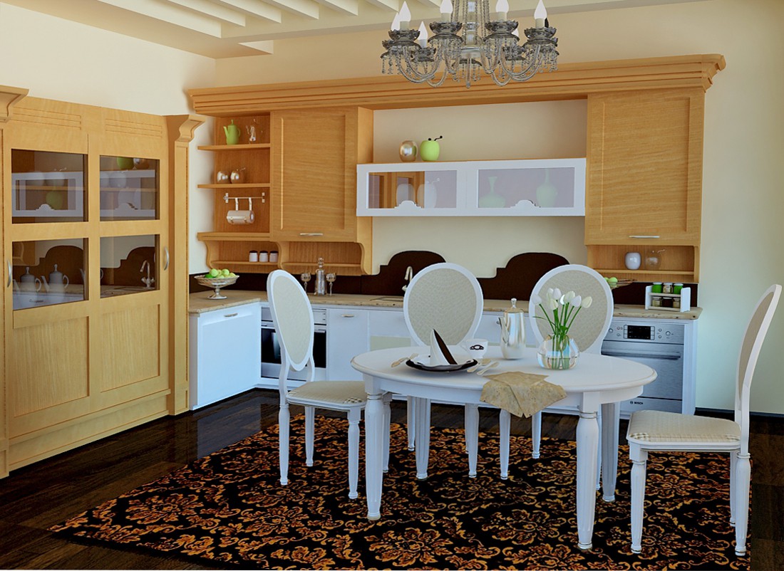 cucina in 3d max vray immagine