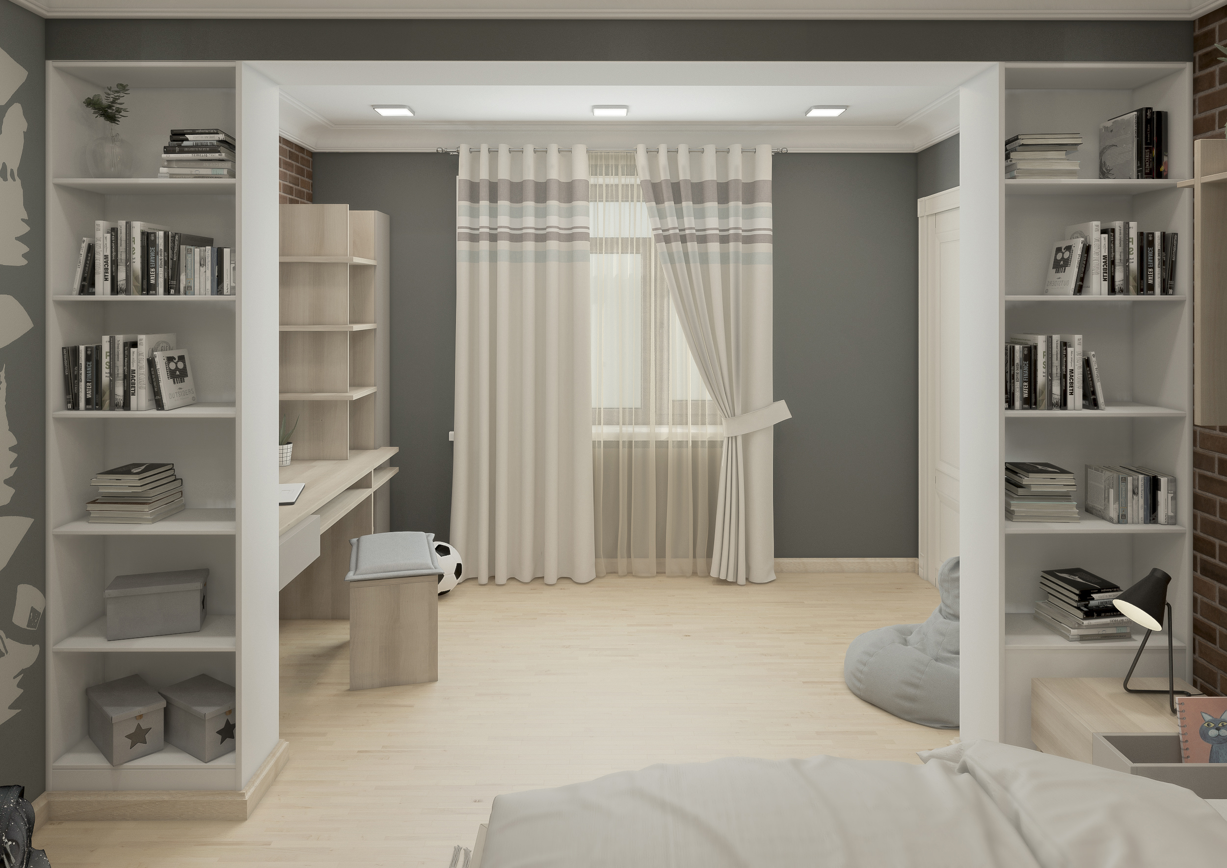 Berçário em 3d max vray 3.0 imagem