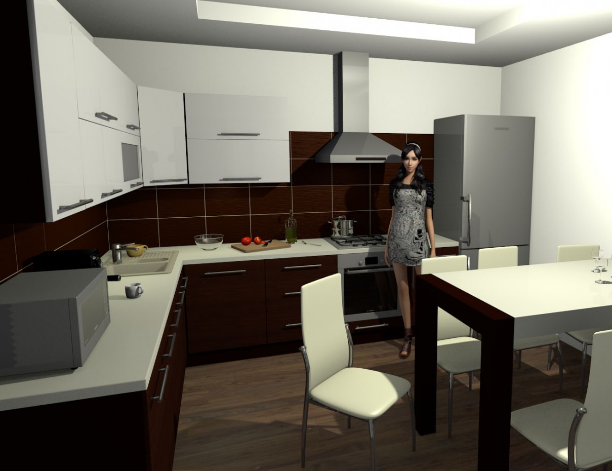 Cucina nella casa di campagna in Blender Other immagine