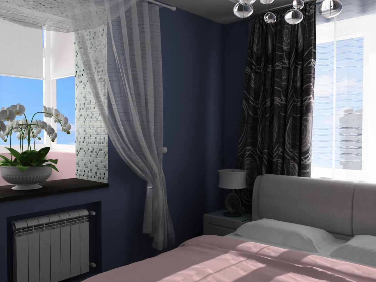 imagen de Dormitorio en 3d max vray