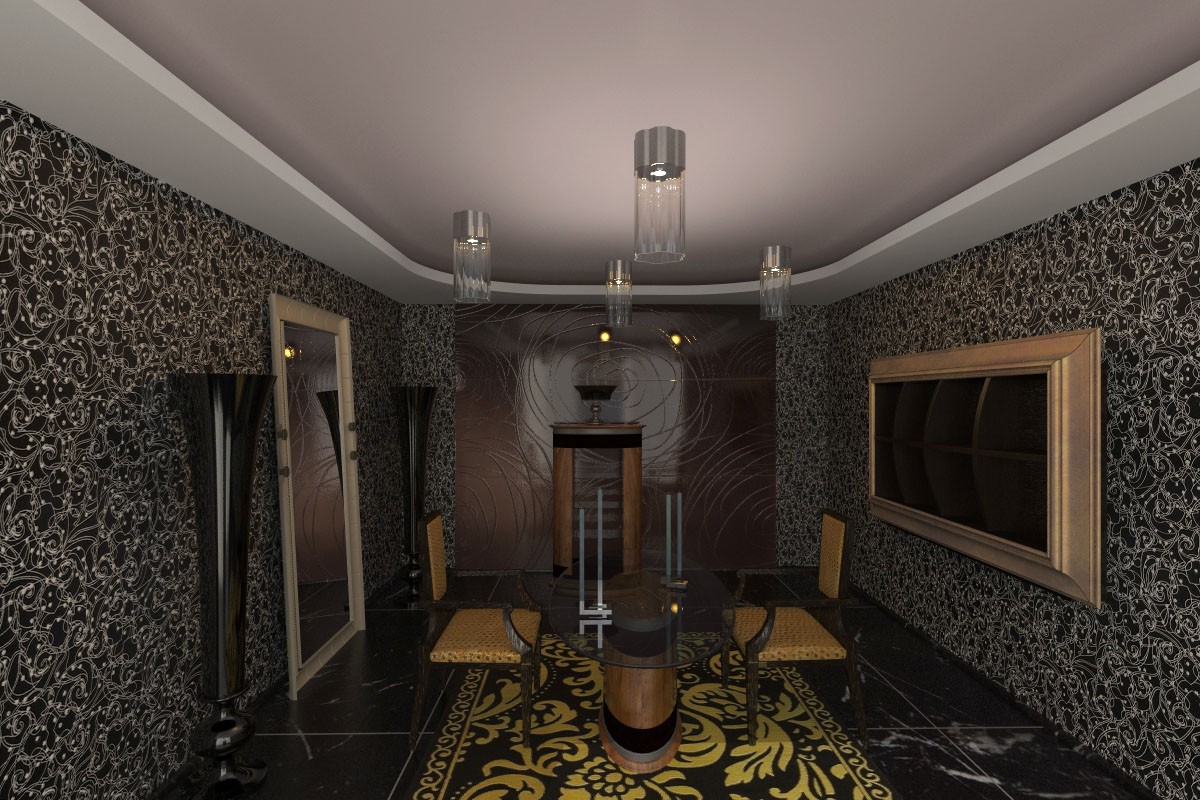 Unterhaltung Zimmer in 3d max vray 2.0 Bild