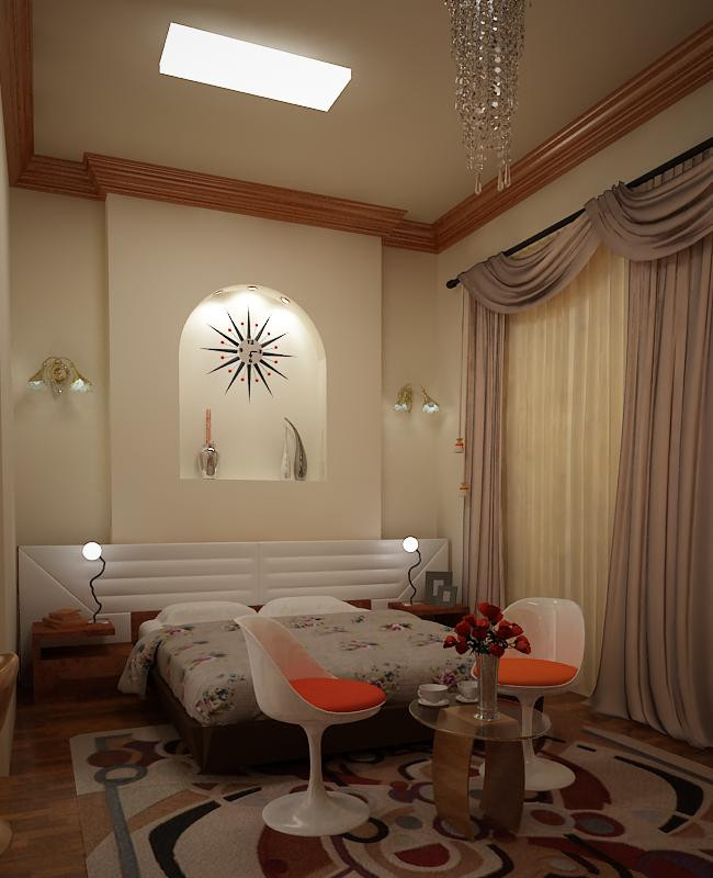 Camera da letto in 3d max vray 1.5 immagine