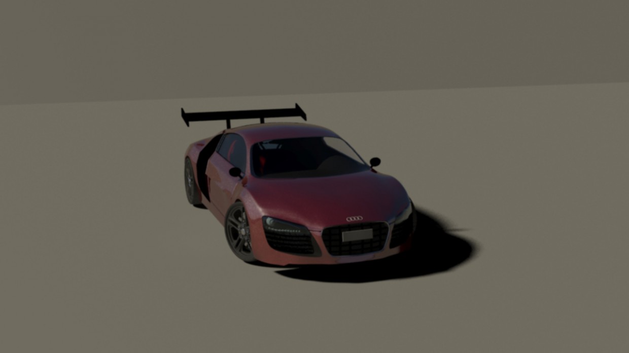 Audi in 3d max mental ray immagine