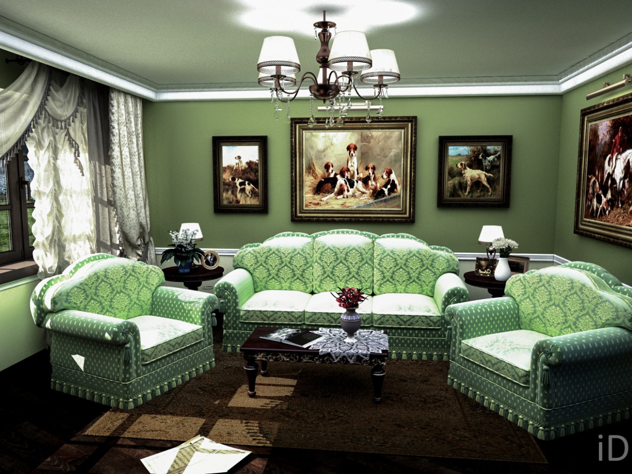 Room em 3d max vray imagem