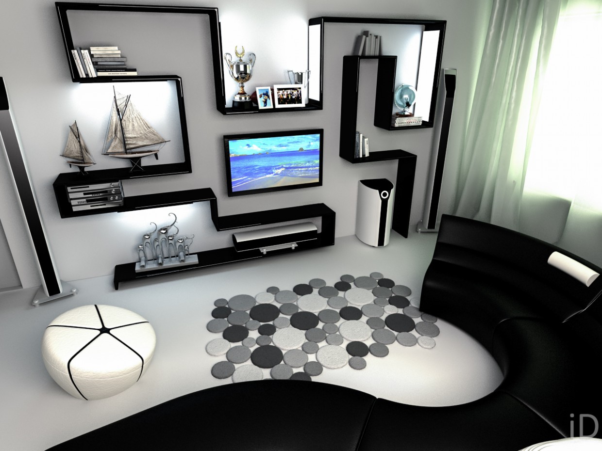 imagen de el juego de contrastes en 3d max vray