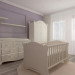 Chambre à coucher pour une jeune famille dans 3d max vray image