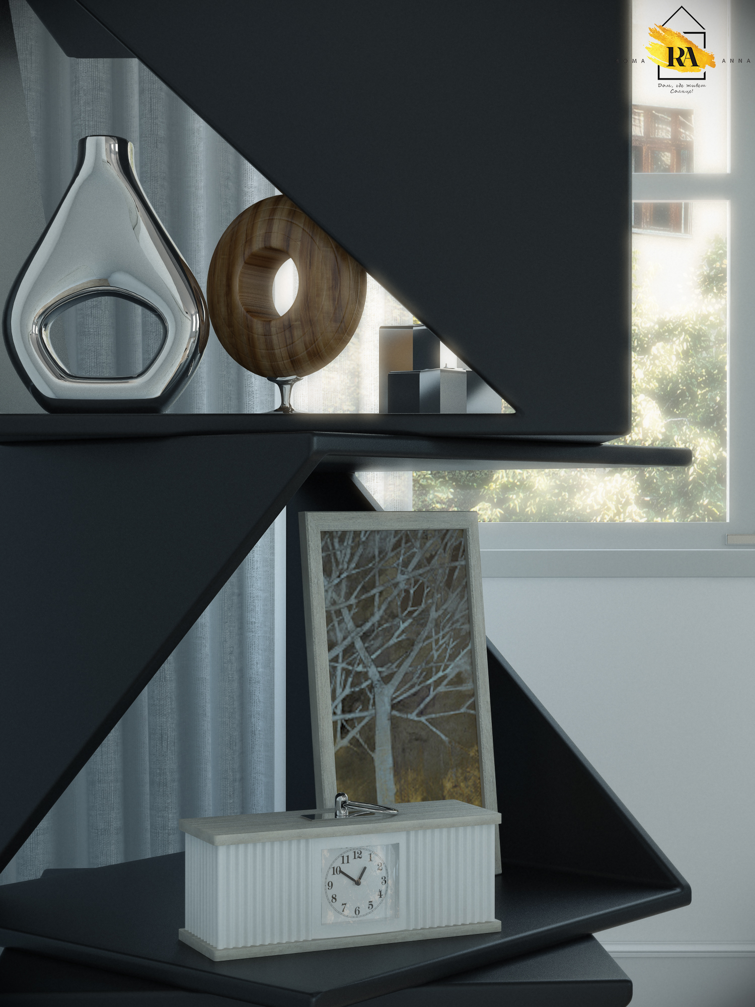 visualisation de salon dans 3d max vray 3.0 image