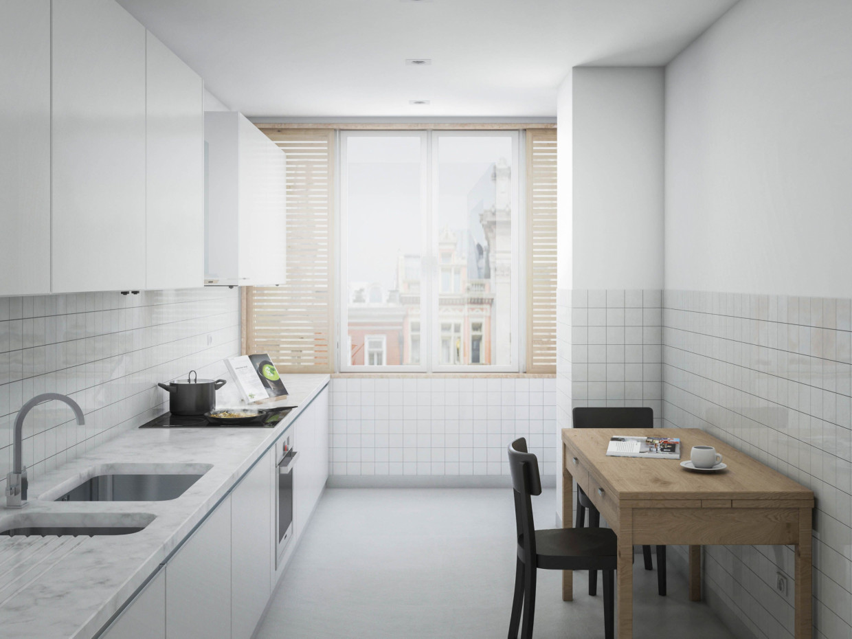 Cozinha em 3d max vray 3.0 imagem