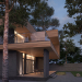 Exterior em 3d max corona render imagem