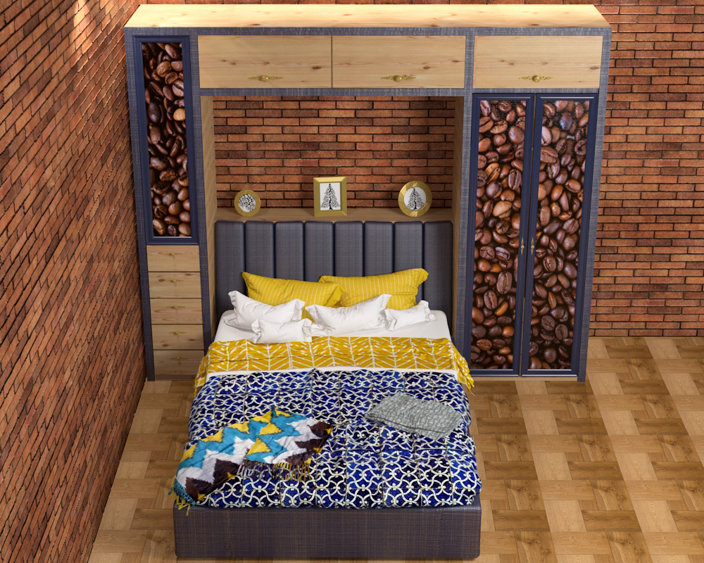 Letto armadio_1 in 3d max vray 3.0 immagine