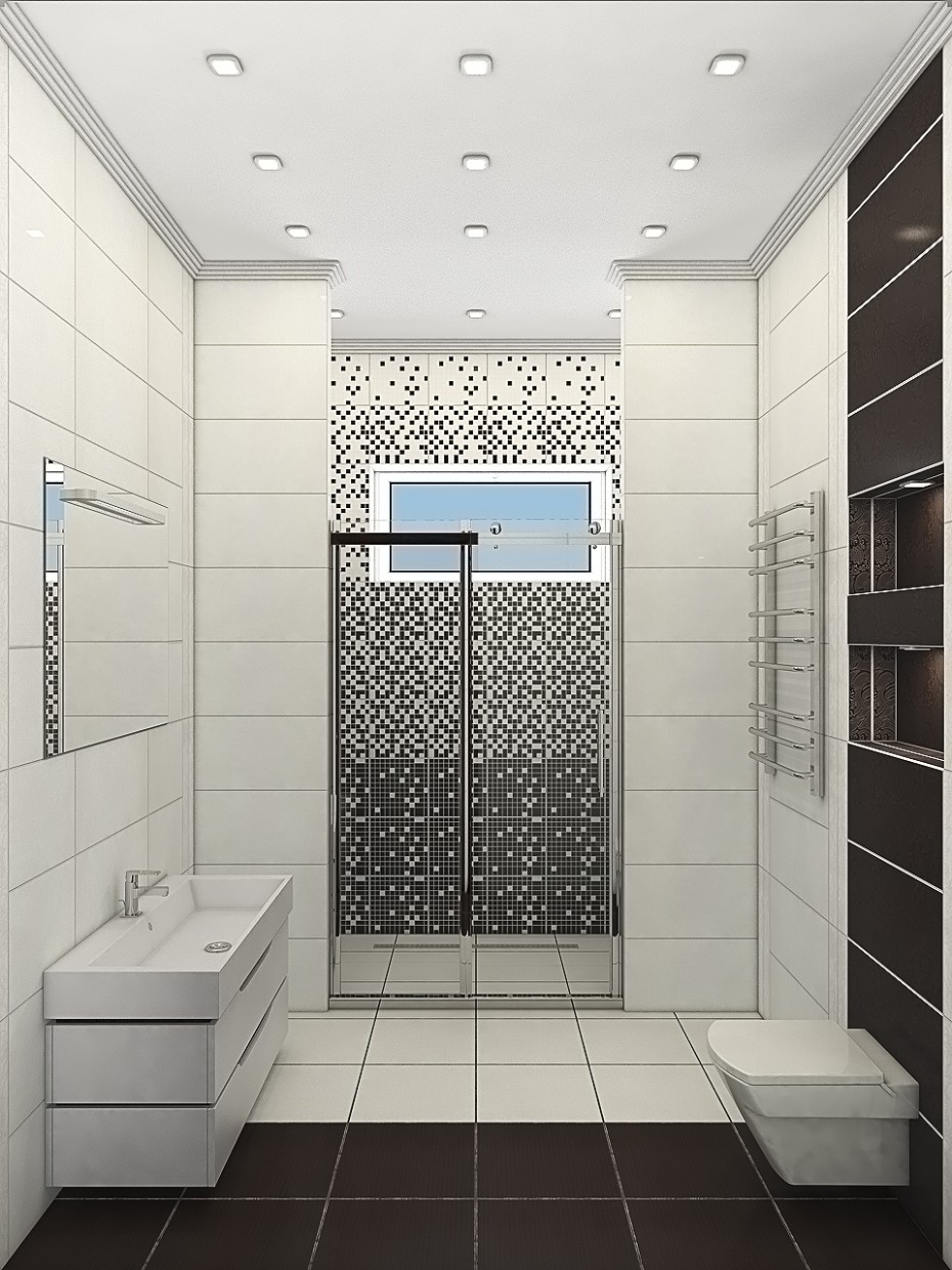 Salle de bain dans 3d max vray image