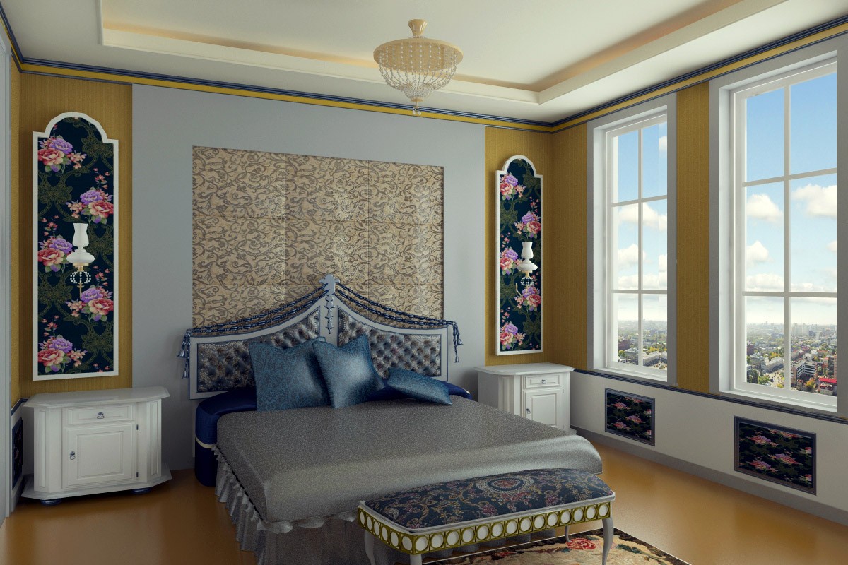 Projeto do quarto em 3d max vray 2.5 imagem