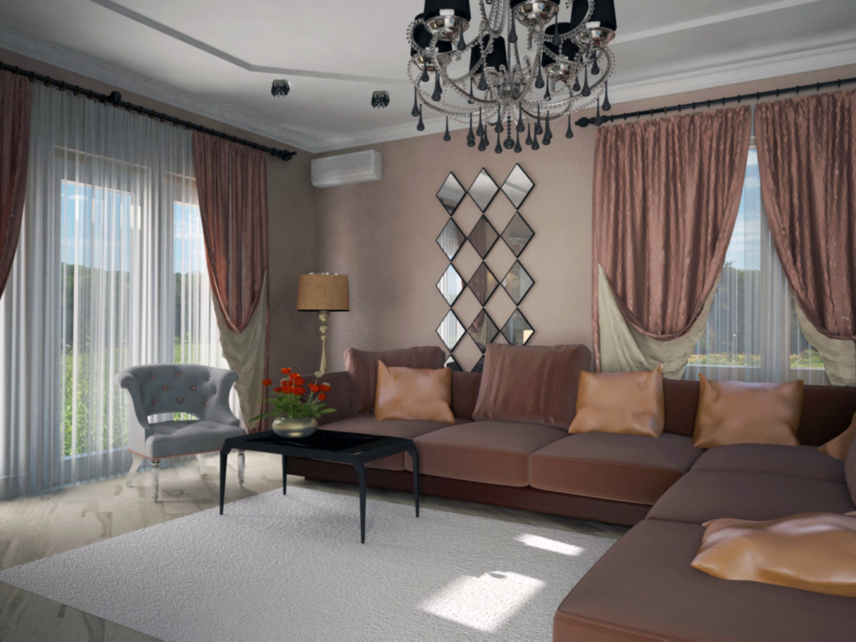 Salon dans 3d max vray 1.5 image