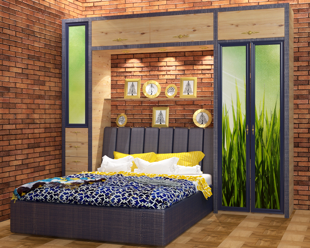 Cama guarda-roupa_2 em 3d max vray 3.0 imagem