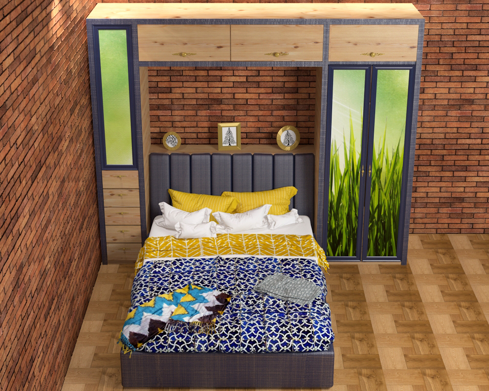 Cama guarda-roupa_2 em 3d max vray 3.0 imagem