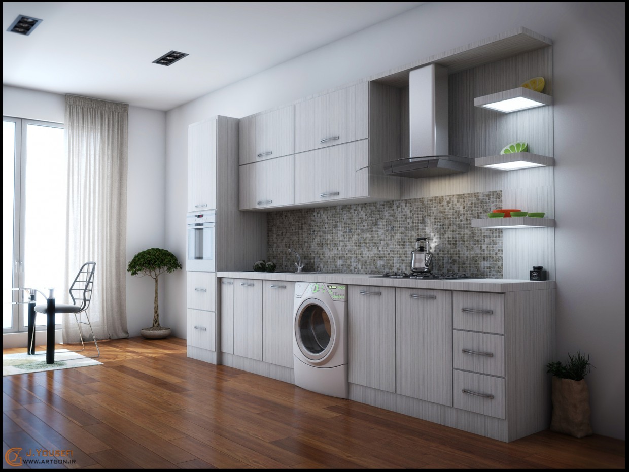 kitchen_ajam in 3d max vray image