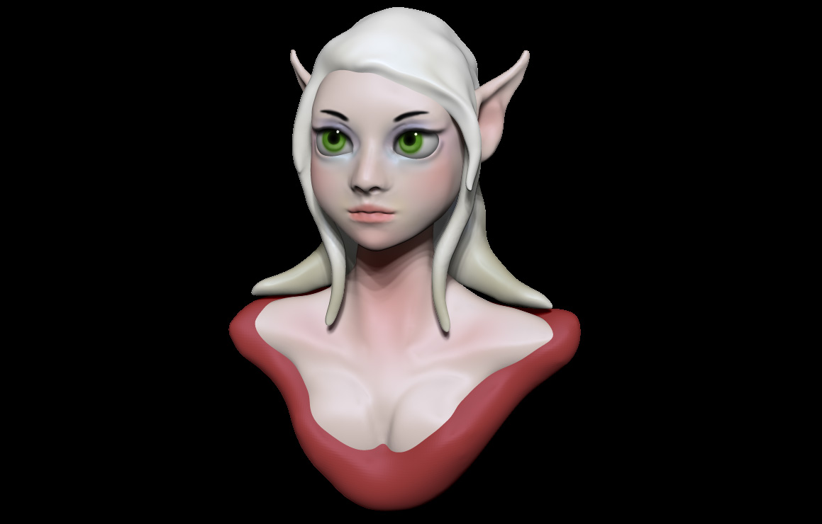 ельфійка в ZBrush Other зображення