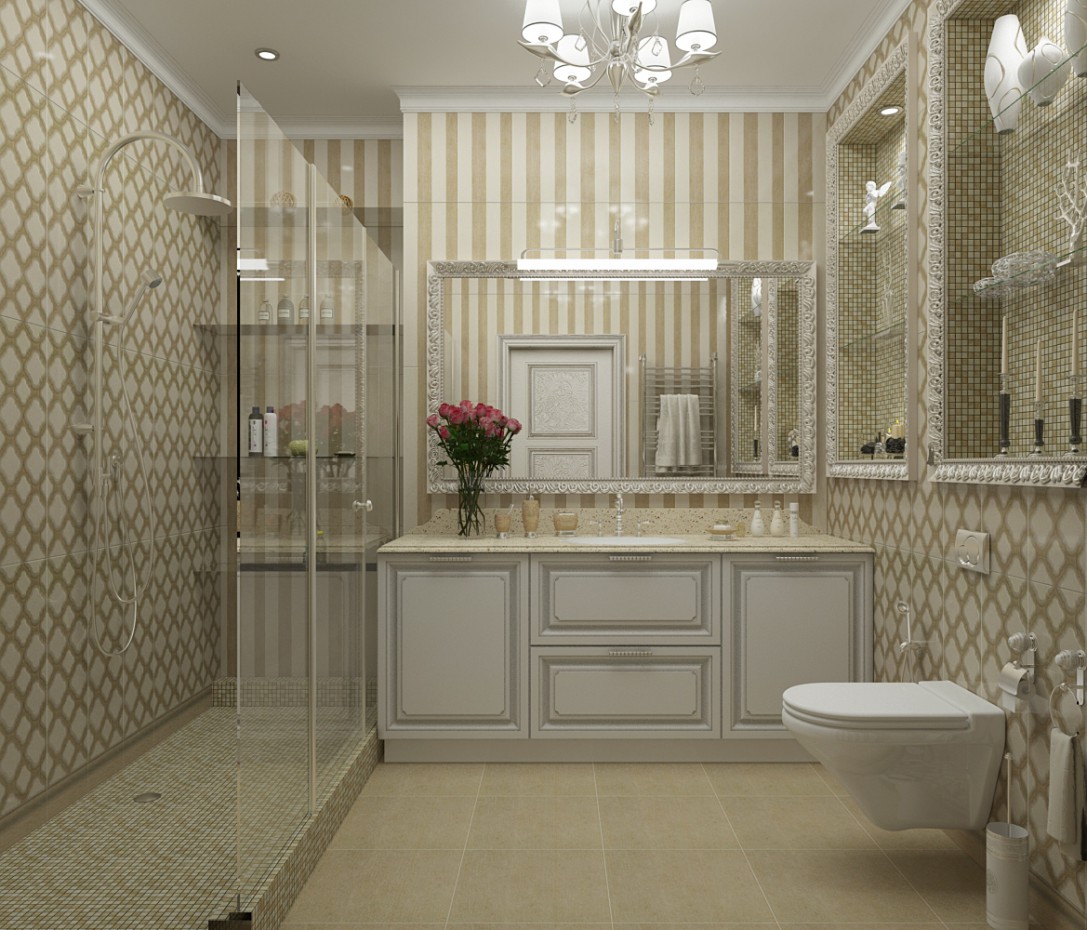 Bir banyo in 3d max vray resim