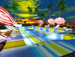 Piscina - telhas KERAMA MARAZZI