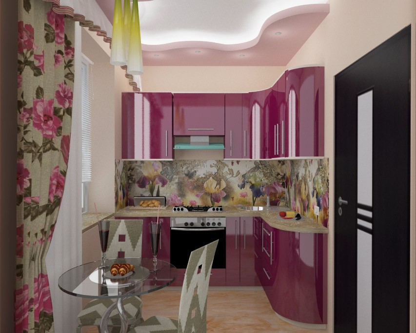 cucina di piccole dimensioni in 3d max vray 2.5 immagine