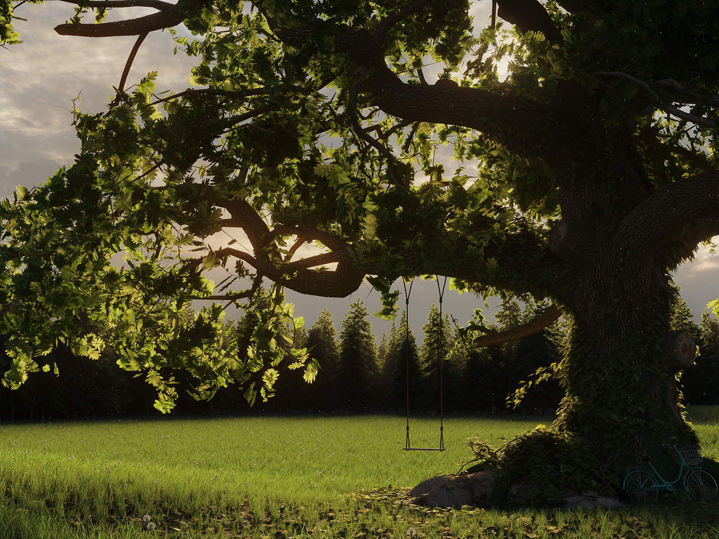 imagen de Antes de la tormenta Antes de la tormenta en 3d max corona render