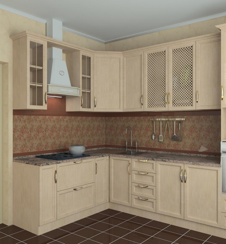 Kitchen in 3d max vray image