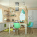 imagen de Cocina escandinava en 3d max vray 2.0