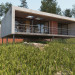 Kır evi in 3d max corona render resim