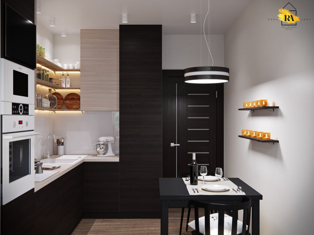 Kitchen - Chocolate (Stracatella) Alternative in 3d max vray 3.0 image