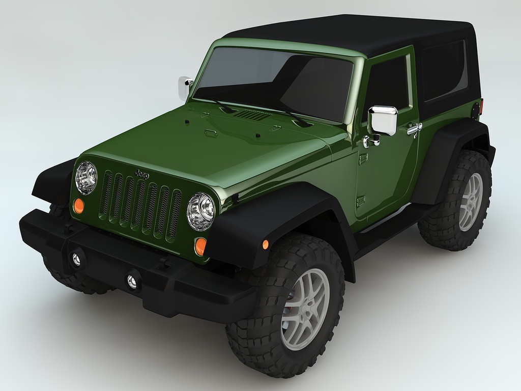 Jeep Wrangler Rubicon в Cinema 4d Other зображення