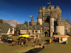 Medieval village