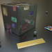 Cubo Metallo in Blender Thea render resim