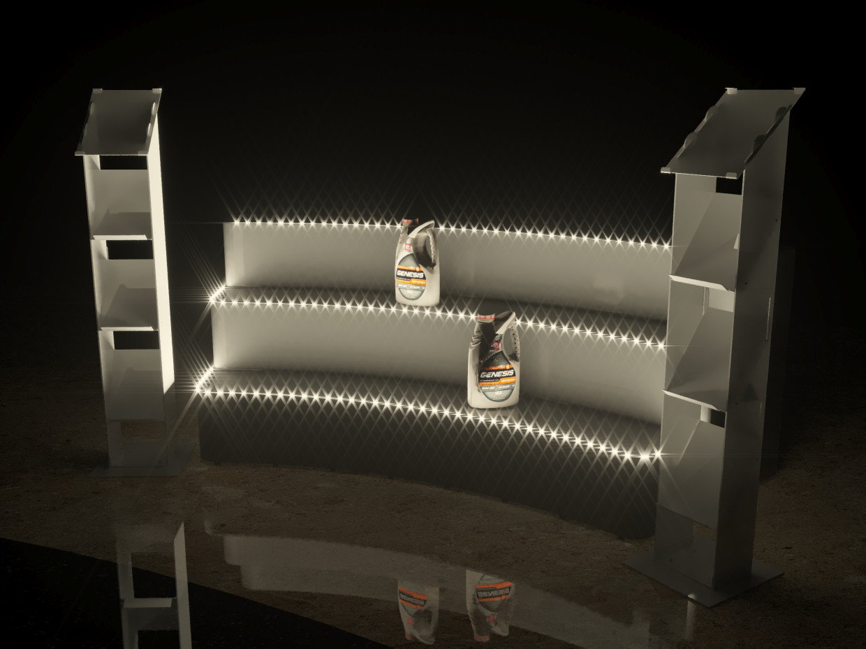 Podium em 3d max corona render imagem