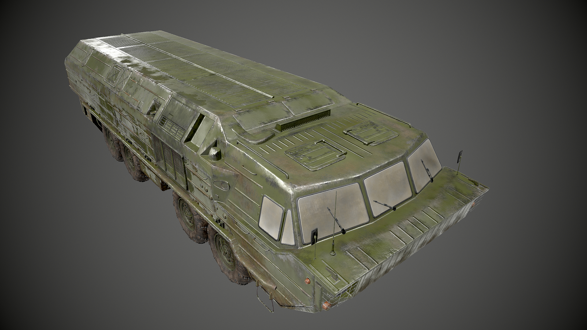 Tactical missile system Oka in 3d max Other image