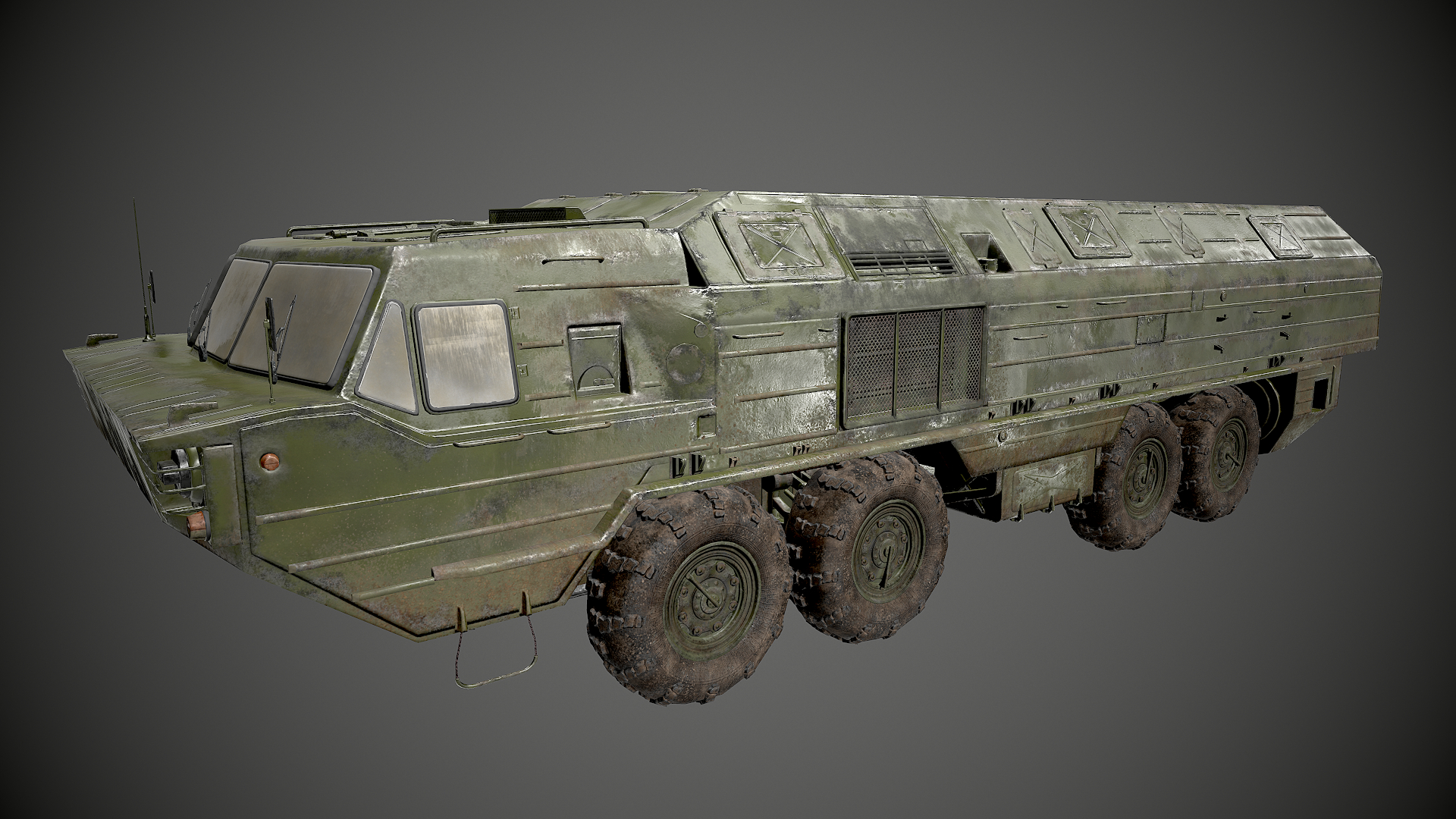 Tactical missile system Oka in 3d max Other image