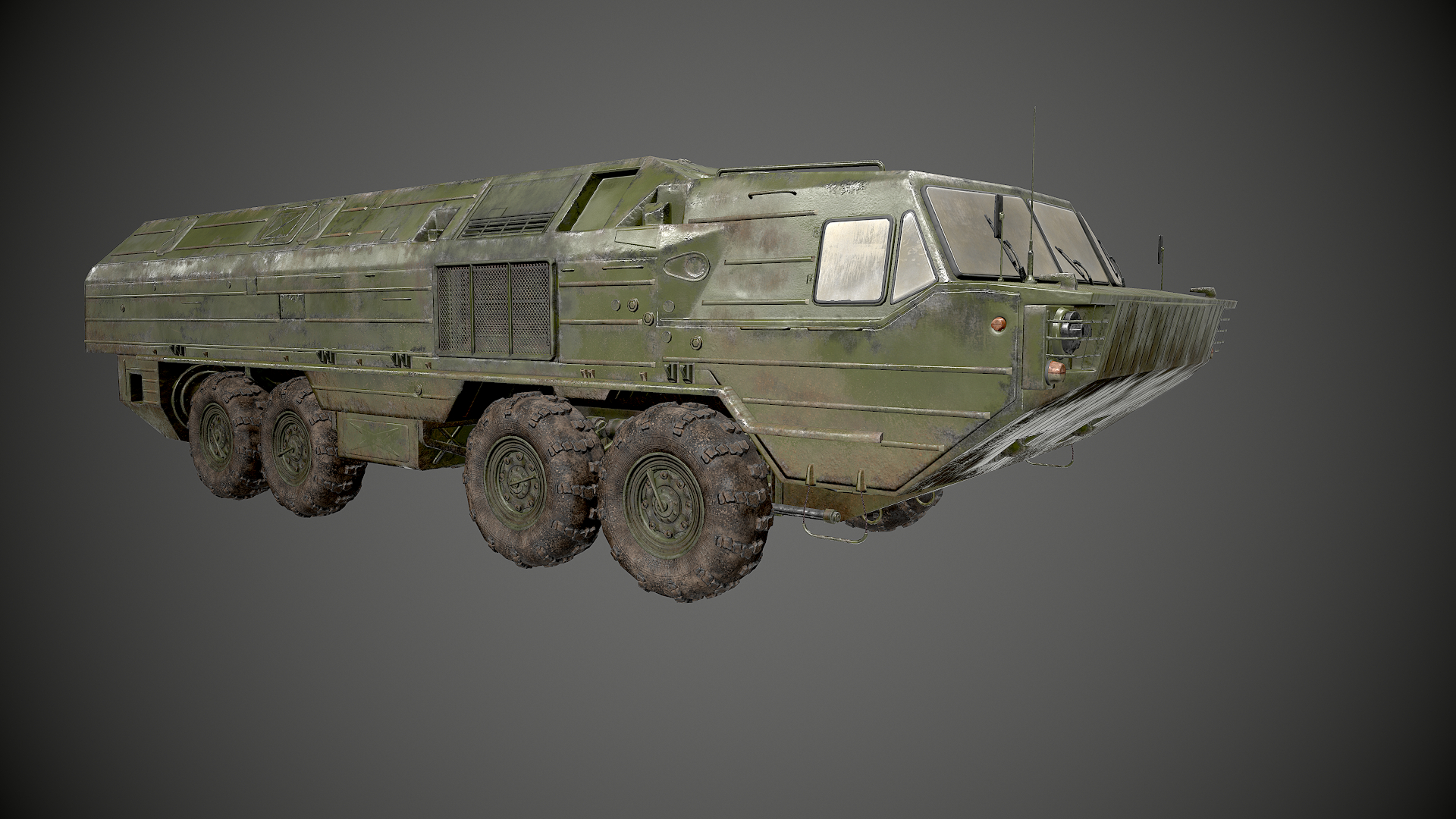 Tactical missile system Oka in 3d max Other image