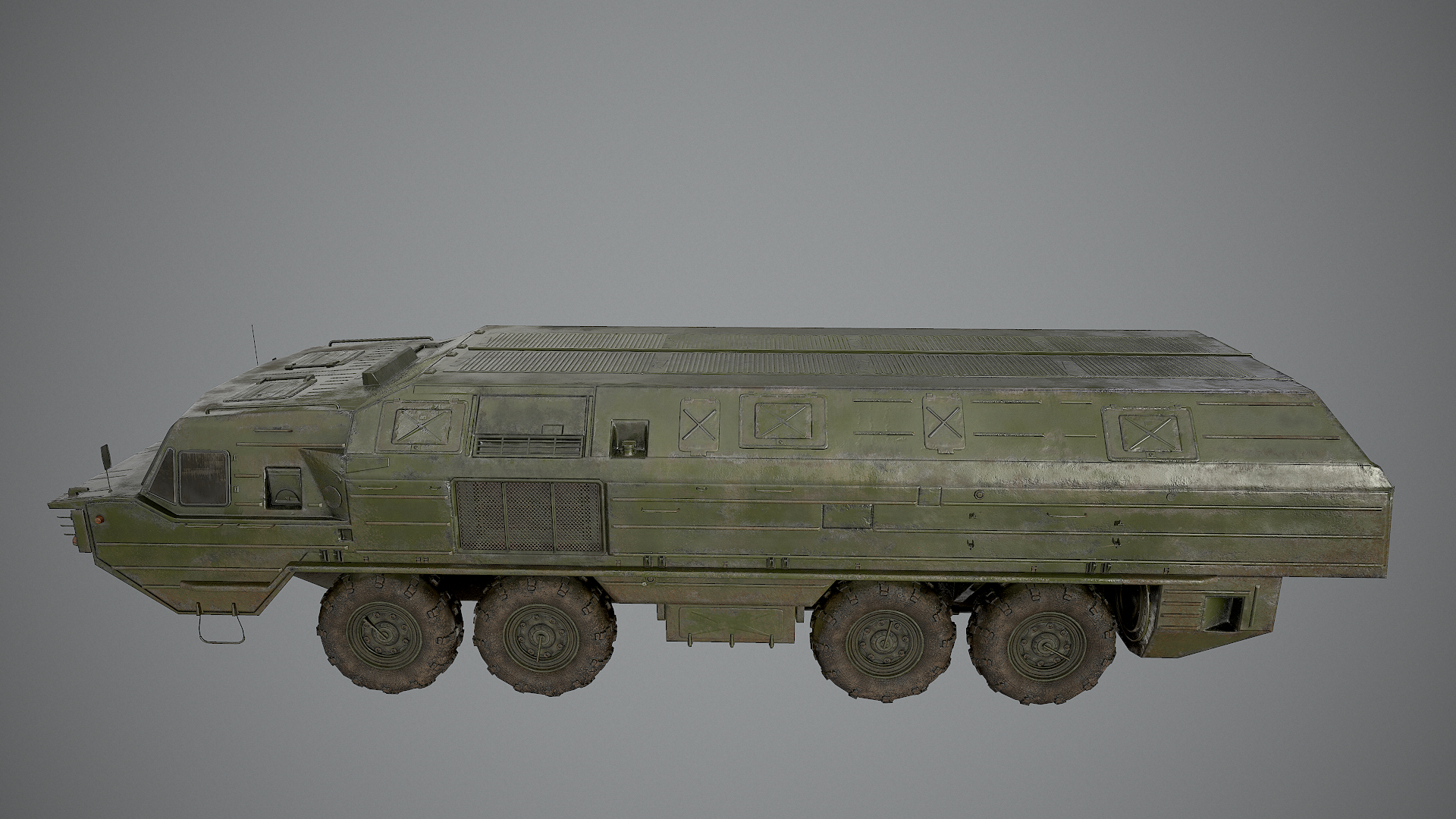 Tactical missile system Oka in 3d max Other image